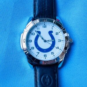 Men’s NFL Watch with Leather Strap
